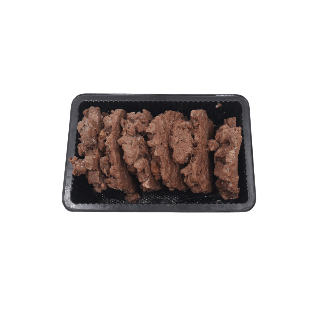 soft and bite sized beef