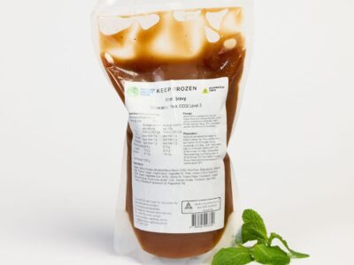 mint gravy in resealable pouch