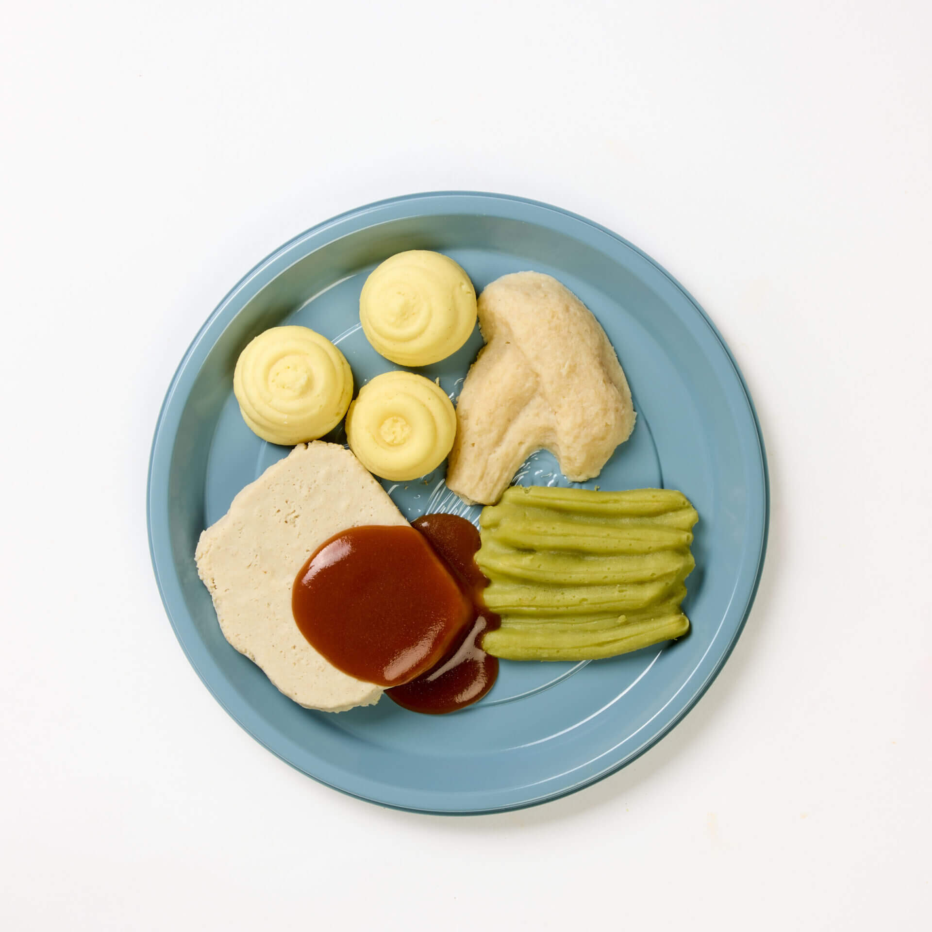 level 5 chicken load and vegetables pre-plated meal