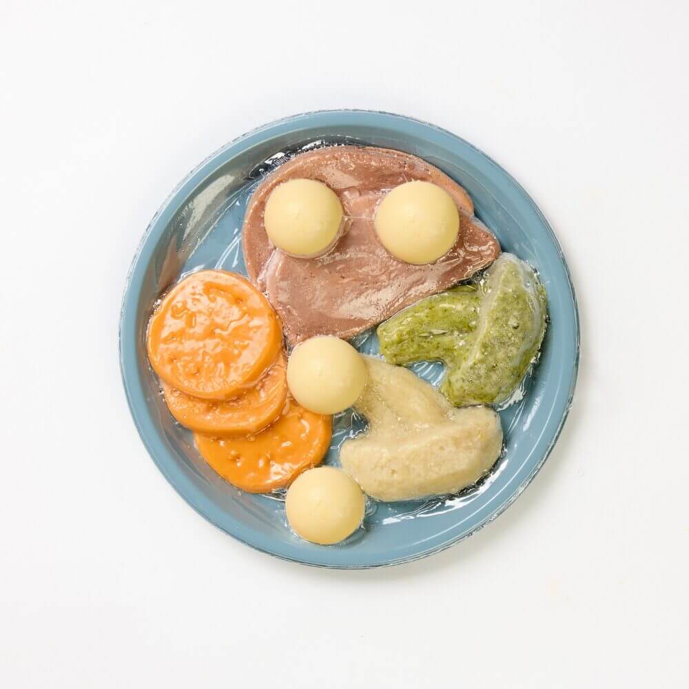 Corned Beef (PU4) with Cauliflower, Broccoli, Sweet Potato & White Sauce - Minced & Moist - Image 3